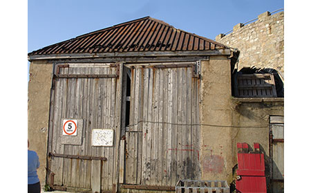 Front of the Lifeboat House before it was restored