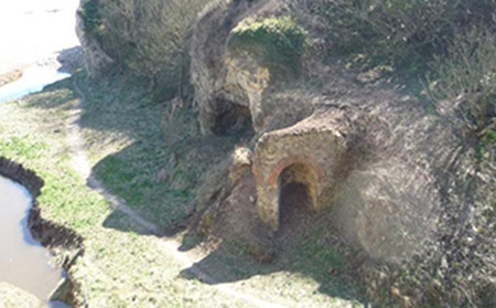 Hawthorn Hive Kilns from above before restoration