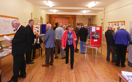 Displays at the Elwick Village Atlas celebration event