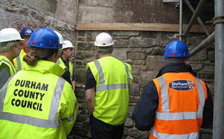 Lime pointing training for staff and volunteers