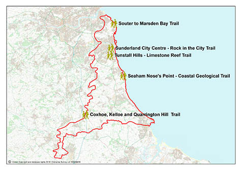 Tunstall Reef Map