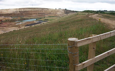 Raisby Quarry - Restored Grassland in 2013